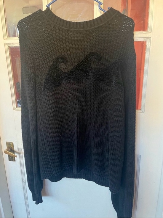 Faherty Black Waves Knit Sweater XS